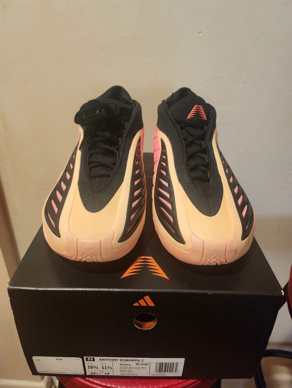 Adidas Anthony Edwards 2 "With Love," Mens 10.5 - Picture 2 of 12
